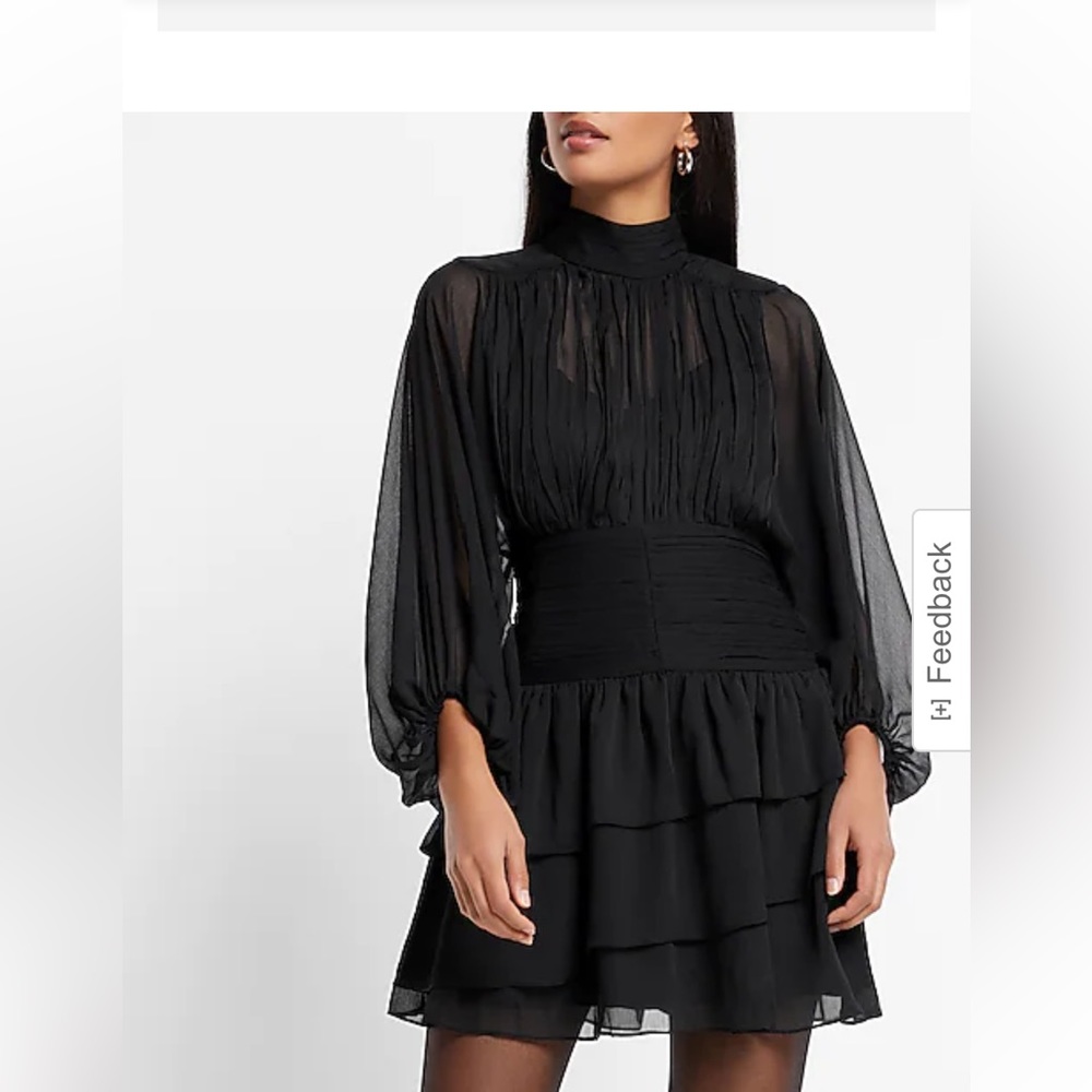 Express NWT sheet dress with liner. Super cute! Size 8